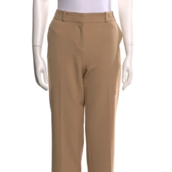 Maje Straight Leg Pants - Beige Work/ Professional Pants - Picture 1 of 9